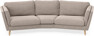 Madison - 3-sits soffa svängd, 90 cm - Beige