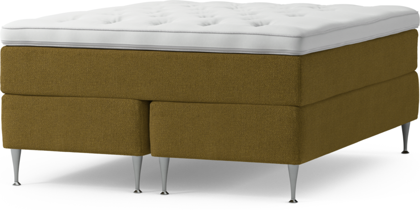 Delux Dream - Kontinentalsäng, dubbelsäng med bäddmadrass och sängben