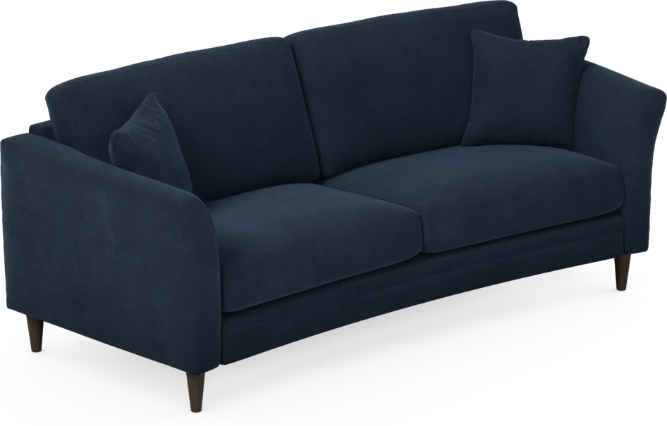 Eden - 2,5-sits soffa svängd - Blå