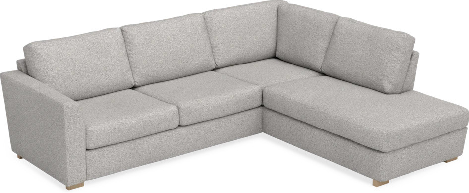 Friday - 2,5-sits soffa med divan höger - Vit