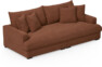 Rossi - 3-sits soffa, hel dyna - Orange