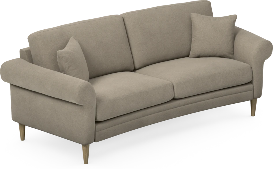 Eden - 2,5-sits soffa svängd - Beige