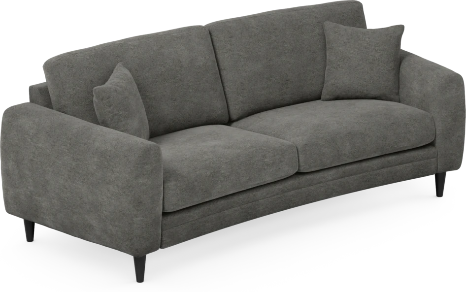 Eden - 2,5-sits soffa svängd - Grå