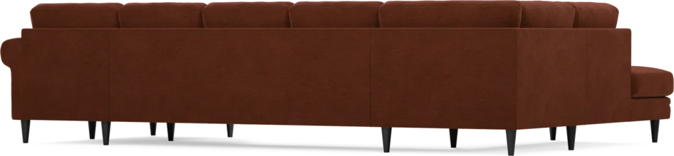Eden - 3-sits soffa med divan vänster och schäslong höger - Orange