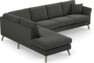 Eden - 3-sits soffa med divan - Grå