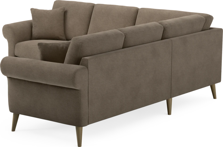 Eden - Hörnsoffa, 2+2-sits - Brun