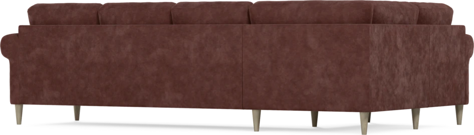 Eden - Hörnsoffa, 1+3-sits - Röd