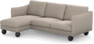 Madison Lux - 2-sits soffa med schäslong vänster - Beige