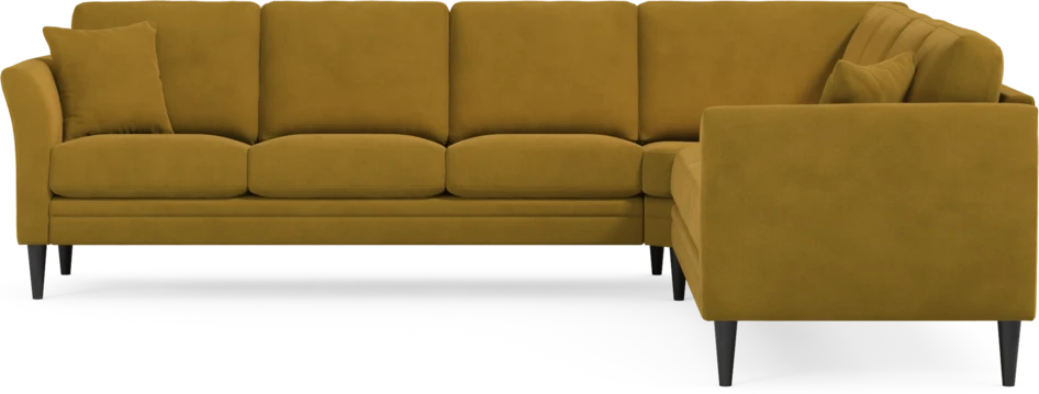 Eden - Hörnsoffa, 3+3-sits - Gul