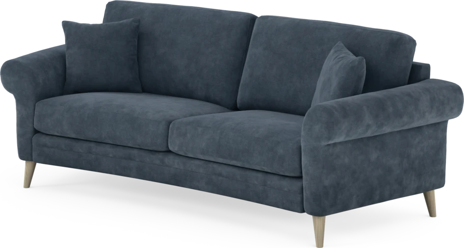Eden - 2,5-sits soffa svängd - Blå