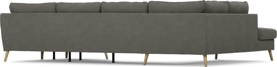 County - 3-sits soffa med divan vänster och schäslong höger - Grå