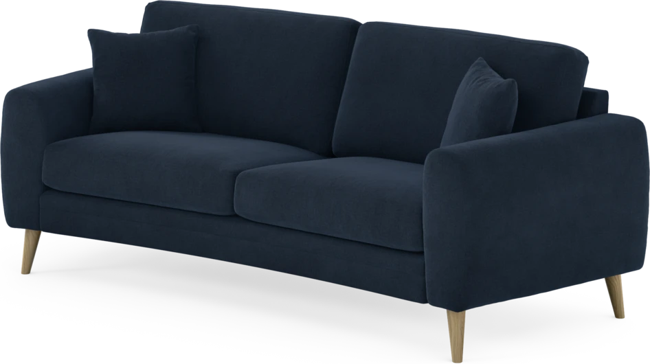 Eden - 2,5-sits soffa svängd - Blå