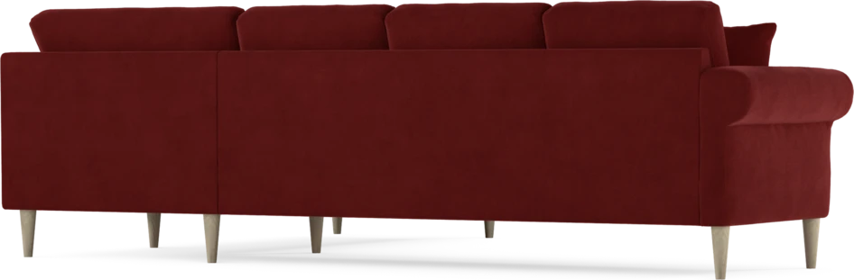 Eden - Hörnsoffa, 3+2-sits - Röd