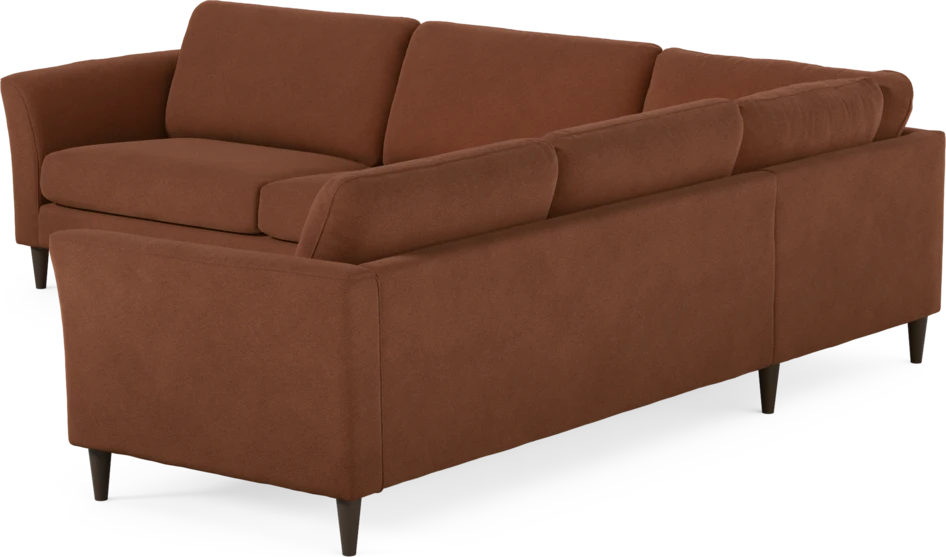 Bridge - Hörnsoffa, 3+2-sits - Orange