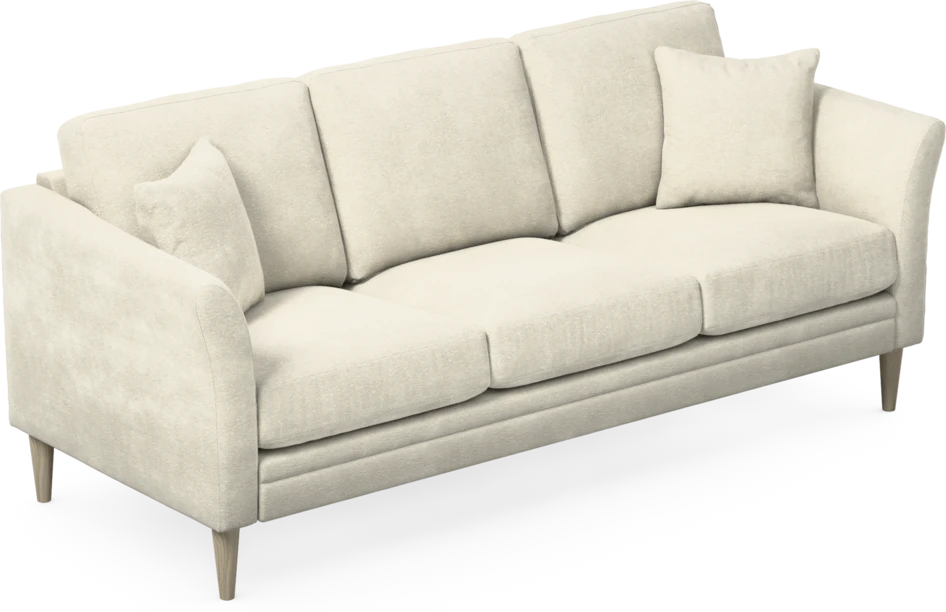 Eden - 3-sits soffa - Vit