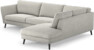 Madison Lux - 3-sits soffa med divan höger - Grå