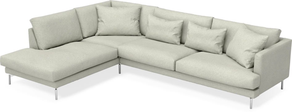 Harper - 3-sits soffa med divan vänster - Beige