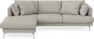 Harper - 4-sits med schäslong vänster - Beige