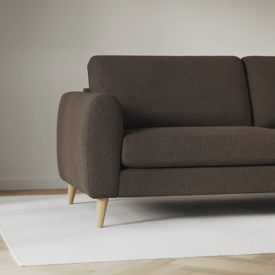 Bridge - 4-sits soffa - Brun