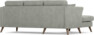 Eden - 2-sits soffa med schäslong - Grå