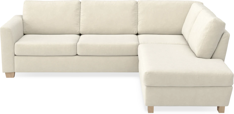 Friday - 2,5-sits soffa med divan höger - Beige