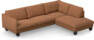 Madison Lux - 3-sits soffa med divan höger - Orange