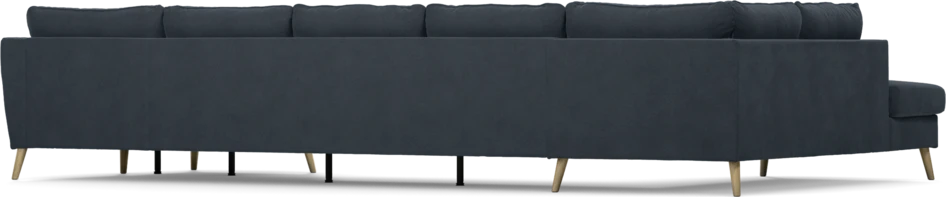 County - 4-sits soffa med divan vänster och schäslong höger - Blå