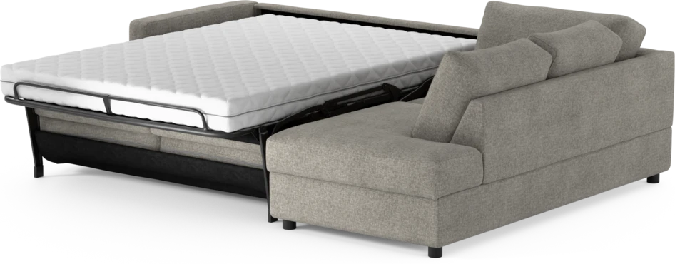 Lindö - Bäddsoffa 2,5-sits med divan - Grå