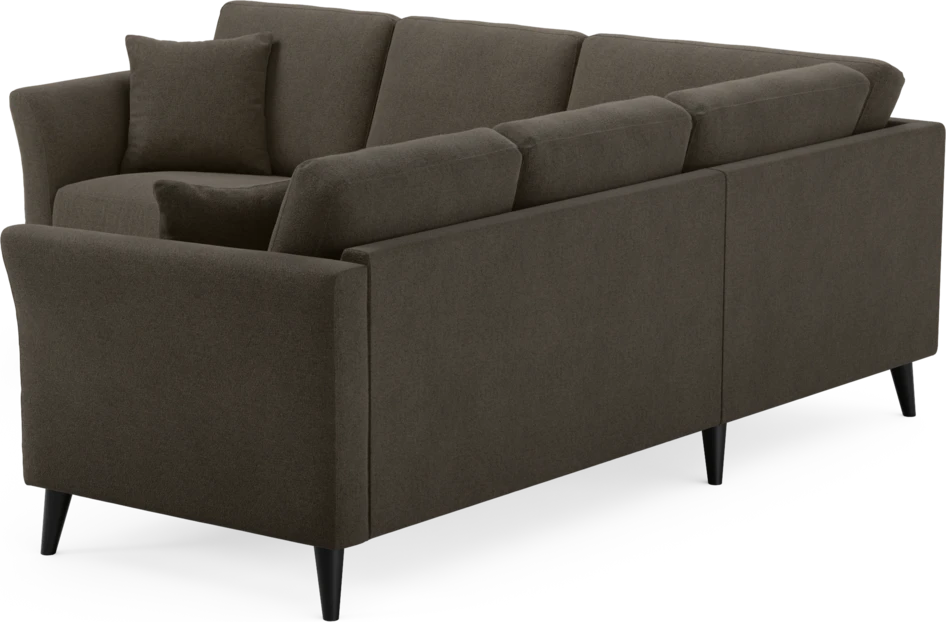 Eden - Hörnsoffa, 2+2-sits - Brun