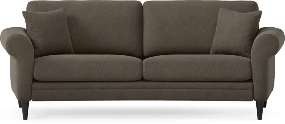 Eden - 2,5-sits soffa svängd - Brun