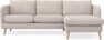 Madison - 2-sits soffa med schäslong höger - Beige