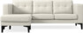 Rio - 3-sits soffa med schäslong vänster - Vit