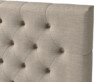 Delux Pikerad XL - Sänggavel, 90-210 cm - Beige
