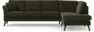 Eden - 3-sits soffa med divan - Grön