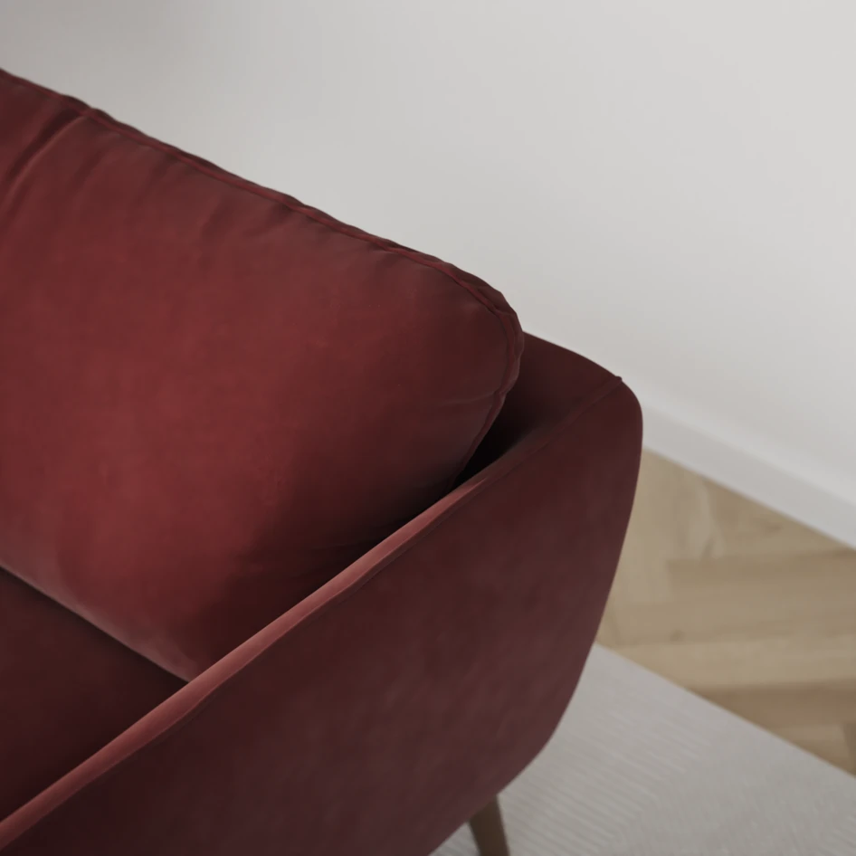 Madison Lux - Hörnsoffa 3+2-sits, hörn 1 - Rosa