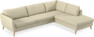 County - 2,5-sits soffa med divan höger - Beige