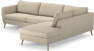 County - 2,5-sits soffa med divan höger - Beige
