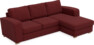 Friday - 3-sits soffa med schäslong höger - Rosa