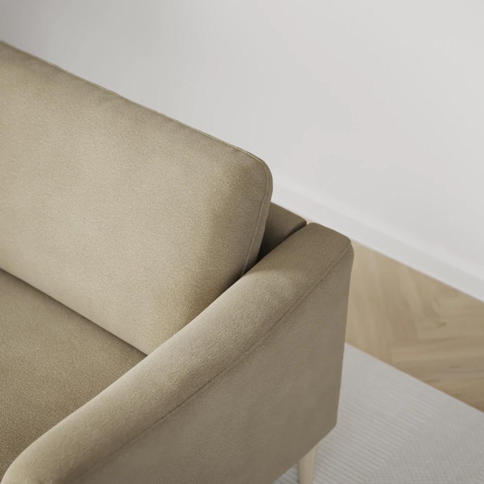 Bridge - 3-sits soffa med divan vänster och schäslong höger - Beige