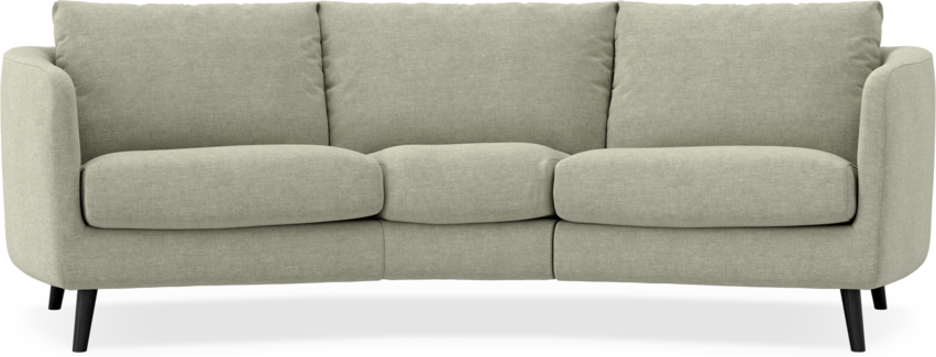 Madison - 3-sits soffa svängd, 70 cm - Beige