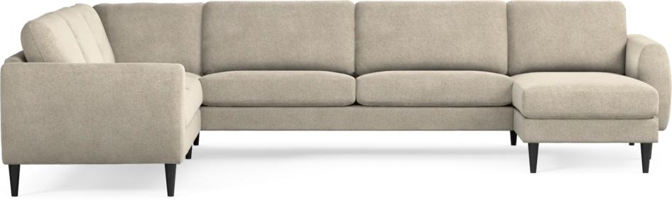 Bridge - Hörnsoffa, 2+3-sits med schäslong höger - Beige