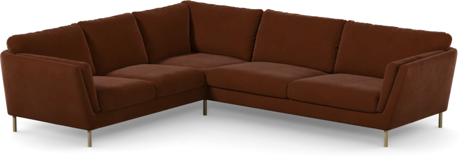 Madison Lux - Hörnsoffa 2+3-sits, hörn 1 - Orange