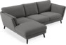 Madison Lux - 2-sits soffa med schäslong vänster - Grå