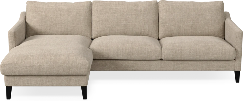 Winston - 3-sits soffa med schäslong, vändbar - Beige