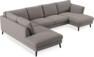 Madison Lux - 2-sits soffa med divan vänster och schäslong höger - Beige