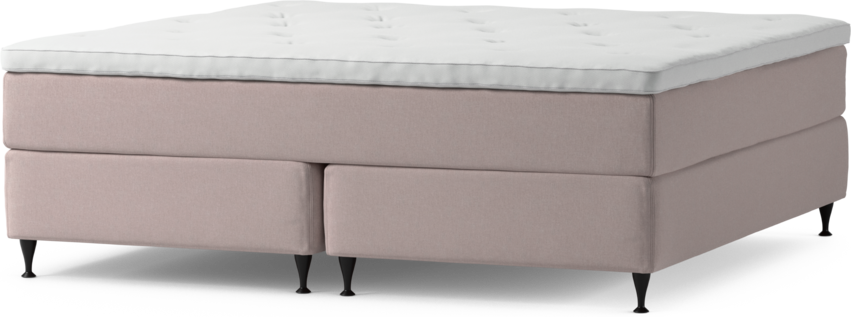 Delux Dream - Kontinentalsäng, dubbelsäng med bäddmadrass och sängben