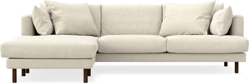 Harper - 4-sits med schäslong vänster - Beige