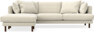 Harper - 4-sits med schäslong vänster - Beige