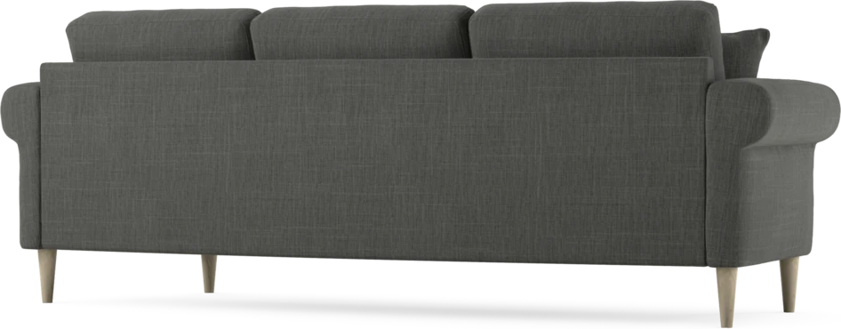 Eden - 3-sits soffa svängd - Grå