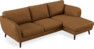 Madison Lux - 2-sits soffa med schäslong höger - Brun